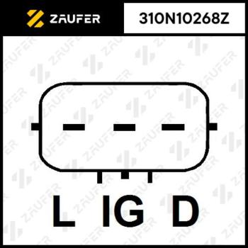 2 269 р. Регулятор CHERY Tiggo напряжения генератора ZAUFER ZAUFER 310n10268z ZAUFER 310n10268z  с доставкой в г. Керчь. Увеличить фотографию 3