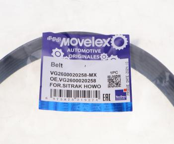 439 р. Ремень приводной поликлиновой 6PK794 SITRAK HOWO MOVELEX MOVELEX vg2600020258-mx MOVELEX vg2600020258-mx  с доставкой в г. Керчь. Увеличить фотографию 3