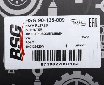 779 р. Фильтр воздушный AUDI A2 (00-05) BSG BSG bsg90135009 BSG bsg90135009  с доставкой в г. Керчь. Увеличить фотографию 4