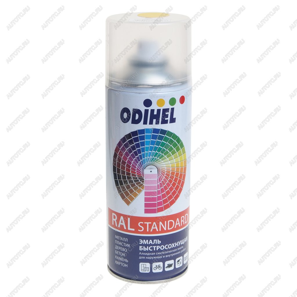 299 р. Краска рапсово-желтая RAL1021 алкидная аэрозоль 520мл ODIHEL ODIHEL ral1021a ODIHEL ral1021a  с доставкой в г. Керчь