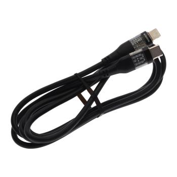379 р. Кабель iPhone (5-)-USB Type C 1.2м BOROFONE BOROFONE bu37 black  с доставкой в г. Керчь. Увеличить фотографию 2
