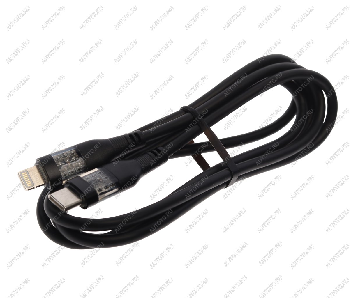379 р. Кабель iPhone (5-)-USB Type C 1.2м BOROFONE BOROFONE bu37 black  с доставкой в г. Керчь