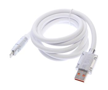 399 р. Кабель USB Type C 1.2м белый XO XO nb227 white  с доставкой в г. Керчь. Увеличить фотографию 1