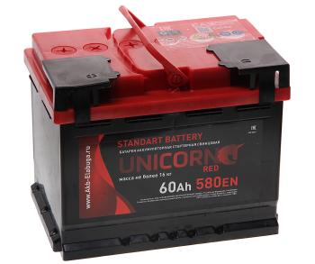 Аккумулятор UNICORN Red EFB 60Ач UNICORN 6ст60(1)