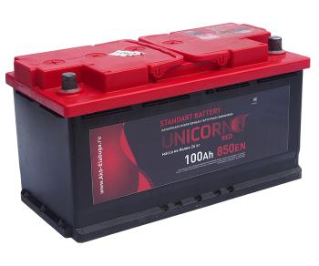 Аккумулятор UNICORN Red EFB 100Ач обратная полярность UNICORN 6ст100(0)