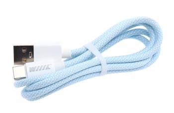 Кабель USB Type C 1м WIIIX WIIIX cb-555tc-look-10bu
