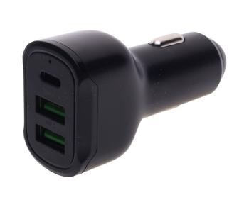 699 р. Устройство зарядное в прикуриватель 3USB 12V WIIIX WIIIX ucc-5-3-01-qcpd-ant  с доставкой в г. Керчь. Увеличить фотографию 1