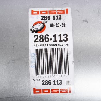 8 499 р. Глушитель RENAULT Logan (06-) средняя часть BOSAL BOSAL 286-113  с доставкой в г. Керчь. Увеличить фотографию 3