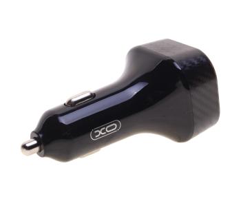1 039 р. Устройство зарядное в прикуриватель с трансмиттером (bluetooth,hands free) XO XO bcc17 black  с доставкой в г. Керчь. Увеличить фотографию 2