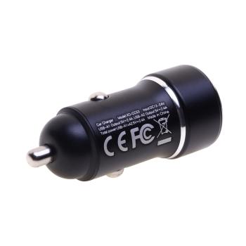 299 р. Устройство зарядное в прикуриватель 2USB 12V XO XO cc53 black  с доставкой в г. Керчь. Увеличить фотографию 2