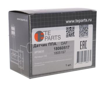 4 269 р. Датчик DAF 85CF положения педали газа TE PARTS TE PARTS 18060517  с доставкой в г. Керчь. Увеличить фотографию 3