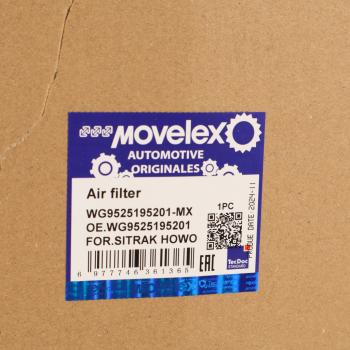 2 889 р. Фильтр воздушный SITRAK HOWO MOVELEX MOVELEX wg9525195201-mx  с доставкой в г. Керчь. Увеличить фотографию 5