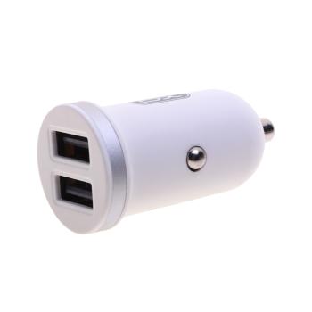 299 р. Устройство зарядное в прикуриватель 2USB 12V XO XO cc18 white  с доставкой в г. Керчь. Увеличить фотографию 1