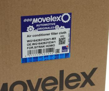 439 р. Фильтр воздушный салона SITRAK HOWO (245х160х45мм) MOVELEX MOVELEX wg16428210341-mx  с доставкой в г. Керчь. Увеличить фотографию 3