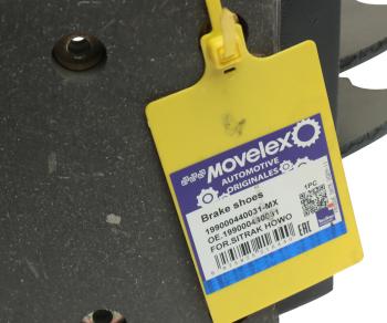 2 799 р. Колодка тормозная SITRAK HOWO передние с накладками (1шт.) MOVELEX MOVELEX 199000440031-mx  с доставкой в г. Керчь. Увеличить фотографию 5