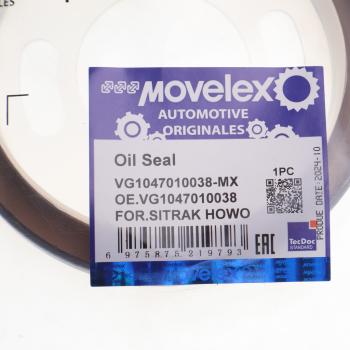 429 р. Сальник коленвала SITRAK HOWO дв.WP10 передний (95х115х12) MOVELEX MOVELEX vg1047010038-mx  с доставкой в г. Керчь. Увеличить фотографию 3