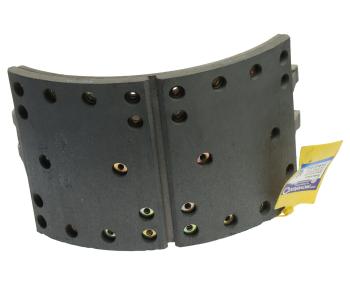 3 399 р. Колодки тормозные SITRAK HOWO задние с накладками (1шт.) MOVELEX MOVELEX az9231342072-mx  с доставкой в г. Керчь. Увеличить фотографию 1