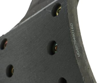 3 899 р. Колодка тормозная SITRAK HOWO передняя левая с накладками (мост VGD95) (1шт.) MOVELEX MOVELEX az9761451160-mx  с доставкой в г. Керчь. Увеличить фотографию 4