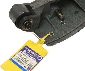 3 499 р. Колодка тормозная SITRAK HOWO передняя правая с накладками (мост VGD95) (1шт.) MOVELEX MOVELEX 711502006880-mx  с доставкой в г. Керчь. Увеличить фотографию 5