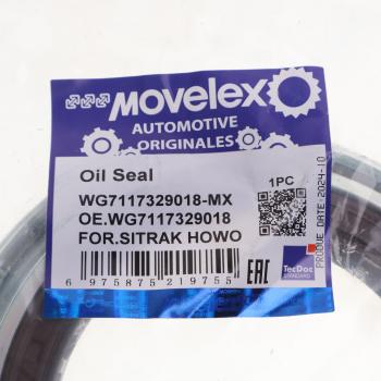 1 079 р. Сальник SITRAK HOWO хвостовика редуктора (85х105х18150) (мост MCY13) MOVELEX MOVELEX wg7117329018-mx  с доставкой в г. Керчь. Увеличить фотографию 3