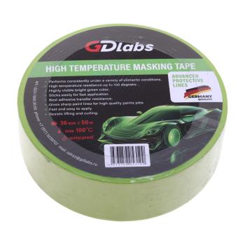 265 р. Скотч малярный 36ммх50мм зеленый (до 100C) GDlabs GDlabs gdl-1360.36  с доставкой в г. Керчь. Увеличить фотографию 1