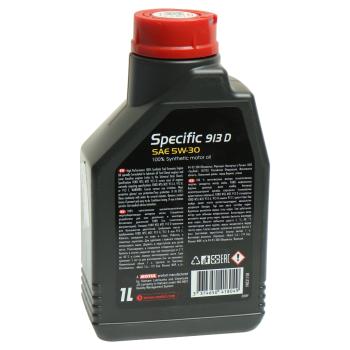 1 679 р. Масло моторное SPECIFIC 913D 5W30 синт.1л MOTUL MOTUL 113225  с доставкой в г. Керчь. Увеличить фотографию 2