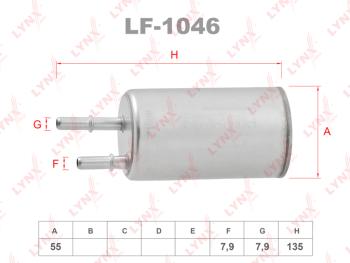 Фильтр топливный VOLVO S60,S80 LYNX LYNX lf1046