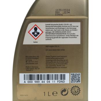 2 299 р. Масло трансмиссионное MERCEDES ATF синт.1л для АКПП (спецификация 236.15) OE MERCEDES a000989440411fdnd  с доставкой в г. Керчь. Увеличить фотографию 4