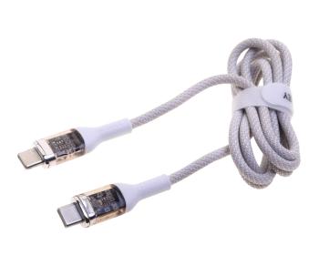 769 р. Кабель USB Type C-USB Type C 1м THREEKEY THREEKEY tk-nb05 60w white  с доставкой в г. Керчь. Увеличить фотографию 1
