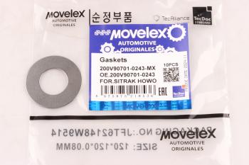 18 р. Прокладка SITRAK HOWO MOVELEX MOVELEX 200v907010243-mx  с доставкой в г. Керчь. Увеличить фотографию 1