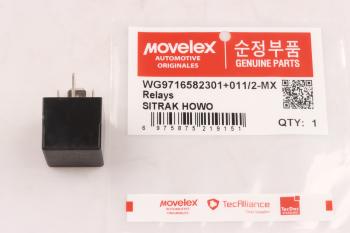 499 р. Реле электромагнитное 24V 4-х контактное 40А замыкающее SITRAK HOWO MOVELEX MOVELEX wg9716582301+0112-mx  с доставкой в г. Керчь. Увеличить фотографию 1