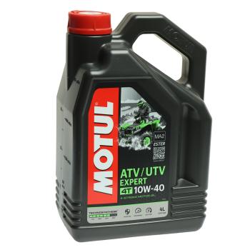 4 999 р. Масло моторное для 4-х тактных двигателей ATV-UTV EXPERT 4T 10W40 псинт.4л MOTUL MOTUL 113175  с доставкой в г. Керчь. Увеличить фотографию 1