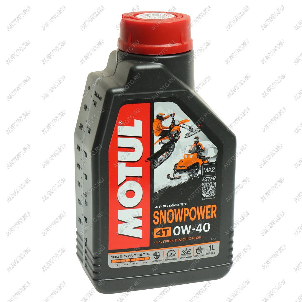 1 859 р. Масло моторное SNOWPOWER 4T 0W40 синт.1л MOTUL MOTUL 113244  с доставкой в г. Керчь