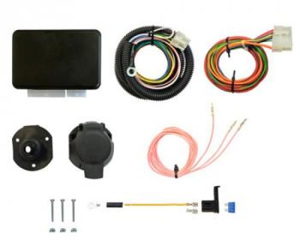 6 249 р. Комплект штатной электрики для фаркопа с блоком КонцептАвто Toyota Camry XV50 дорестайлинг (2011-2014) (7-pin )  с доставкой в г. Керчь
