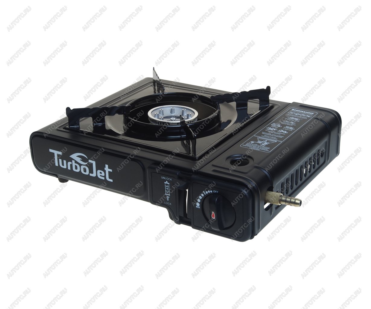 1 399 р. Плита газовая портативная в кейсе (с переходником) TURBOJET TURBOJET tj355gt-b  с доставкой в г. Керчь