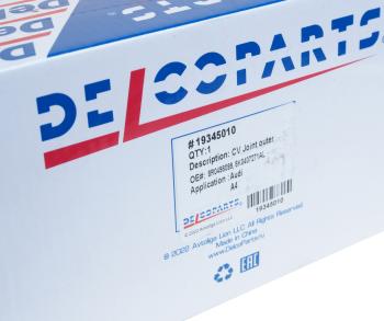 4 649 р. ШРУС наружный AUDI А4 (08-) передний DELCOPARTS DELCOPARTS 19345010  с доставкой в г. Керчь. Увеличить фотографию 5
