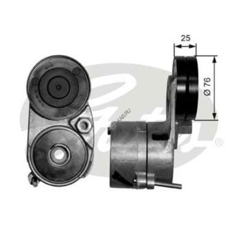 11 599 р. Ролик приводного ремня VW Passat B3,B5,B6 AUDI A4,A6,A8 натяжителя GATES GATES t38193  с доставкой в г. Керчь. Увеличить фотографию 1