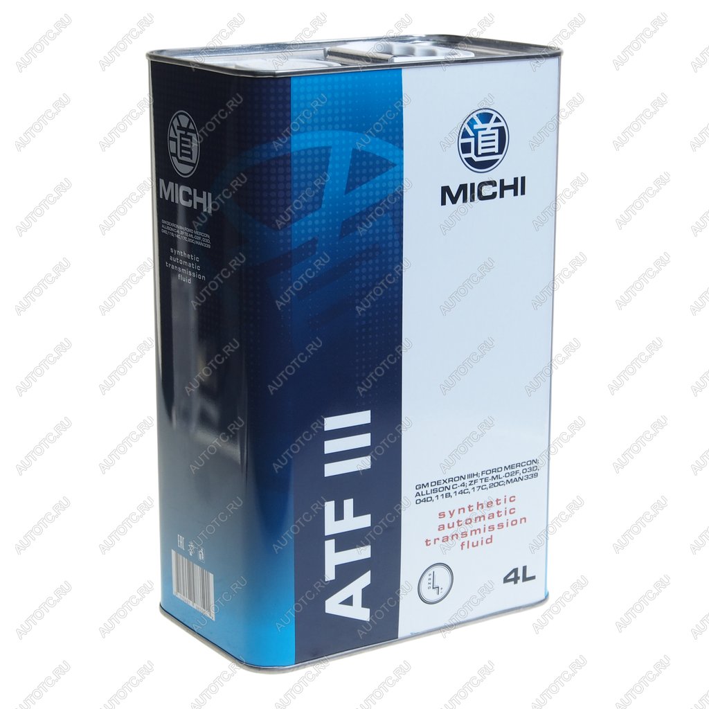 2 449 р. Масло трансмиссионное ATF 3 DEXRON III синт.4л MICHI MICHI 4637509  с доставкой в г. Керчь