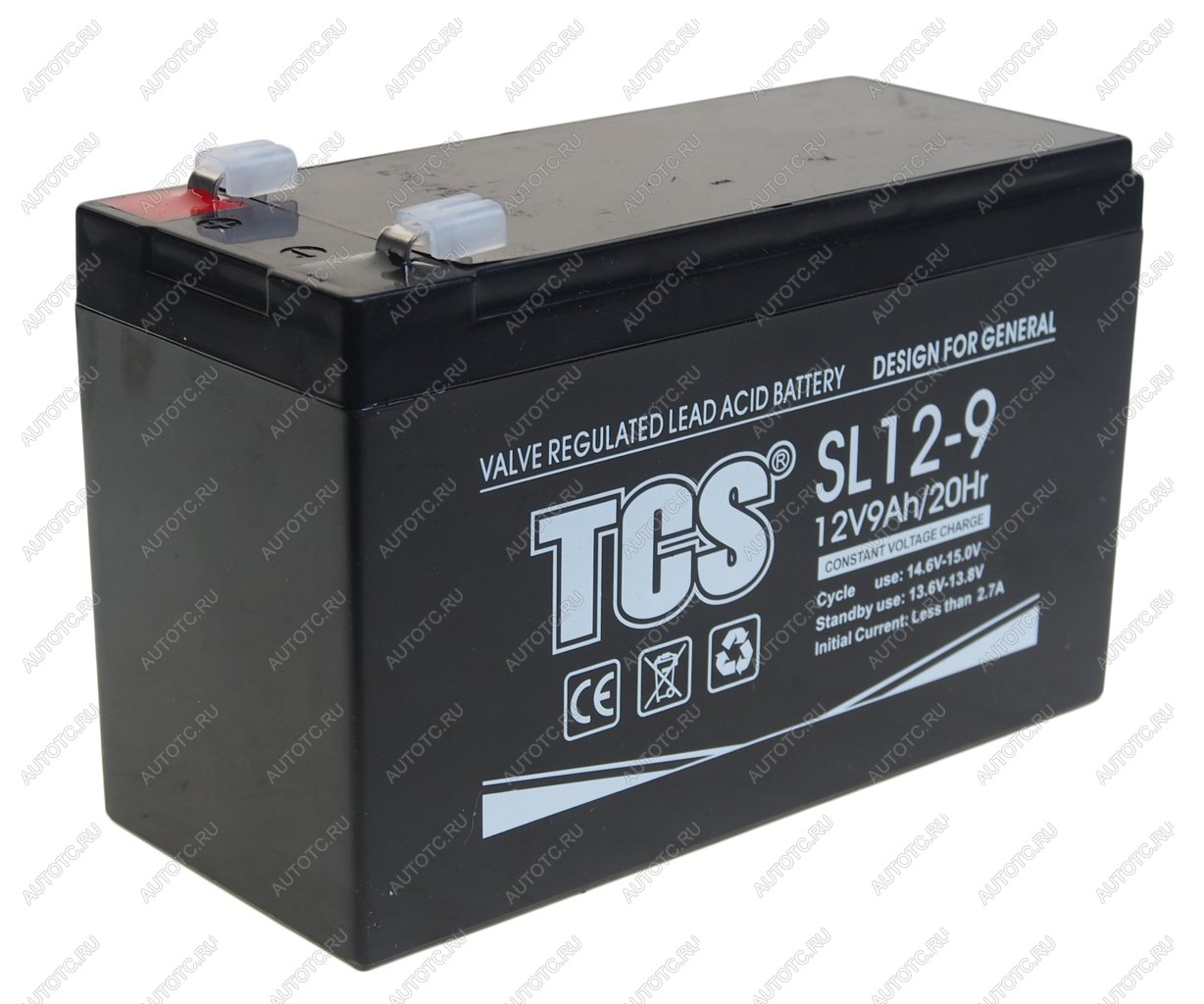 2 479 р. Аккумулятор TCS SL 9Ач TCS 6ст9 sl 12-9  с доставкой в г. Керчь