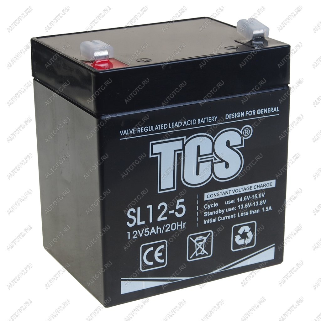 1 499 р. Аккумулятор TCS SL 5Ач TCS 6ст5 sl 12-5  с доставкой в г. Керчь