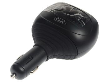 1 079 р. Разветвитель прикуривателя 2-х гнездовой 12V 2USB черный XO XO cc41 black  с доставкой в г. Керчь. Увеличить фотографию 2