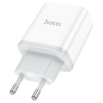 379 р. Устройство зарядное в розетку 1USB Type C HOCO HOCO c104a white  с доставкой в г. Керчь. Увеличить фотографию 4
