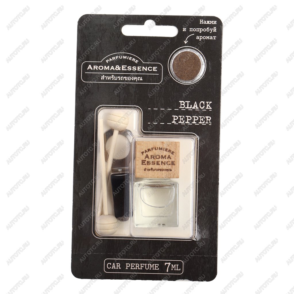190 р. Ароматизатор на дефлектор жидкостный (black pepper) 7мл Aroma & Essence FOUETTE FOUETTE aed-06  с доставкой в г. Керчь