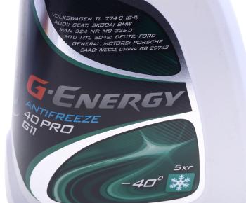 1 199 р. Антифриз зеленый -40C PRO 5кг G11 G-ENERGY GAZPROMNEFT 002422210300  с доставкой в г. Керчь. Увеличить фотографию 3