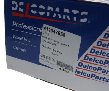1 959 р. Ступица CHEVROLET Lacetti (03-) передняя DELCOPARTS DELCOPARTS 19347658  с доставкой в г. Керчь. Увеличить фотографию 6