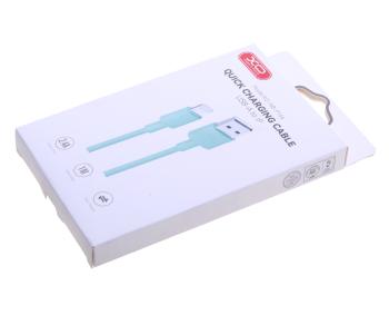 110 р. Кабель iPhone (5-) 1м зеленый XO XO nb-p156 green  с доставкой в г. Керчь. Увеличить фотографию 2