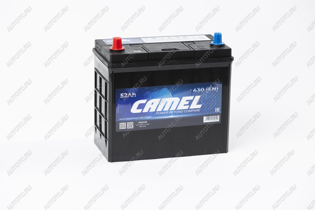 6 999 р. Аккумулятор CAMEL Asia 52Ач CAMEL 6ст52(1) 65b24r  с доставкой в г. Керчь