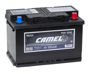 Аккумулятор CAMEL AGM 70Ач обратная полярность CAMEL 6ст70(0) l3