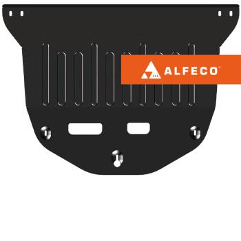 Защита картера и КПП (V-2,0 45 TFSI quattro Roadjet) (рынок Китая) ALFECO  (алюминий 3 мм)