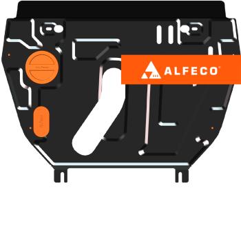 Защита картера и КПП (V-2,5H) ALFECO  (алюминий 4 мм)